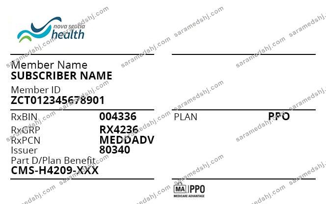 Nova Scotia health insurance card